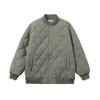 Estilo Americano Retro Invierno Forma de Diamante Enrejado Bordado Estándar Cálido Ropa Acolchada de Algodón Hombres Ins Estilo Hong Kong Pareja Casual Todo Fósforo Engrosado Abrigo Acolchado de Algodón