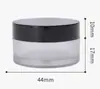 Tarro de Crema de Pared Gruesa Hecho de Material Plástico PET, Tarro Blanco para Crema de 120ml/200ml, Bálsamo Desmaquillante, Fábrica de Materiales de Empaque Cosmético