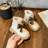 Botas de Algodón Cálido con Felpa para Niños 2026 Invierno Nuevas Botas de Algodón Estilo Británico para Niñas Botas de Moda para Bebé Antideslizantes Elegantes