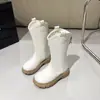 Botas Altas Largas de Felpa para Niñas, Estilo Nuevo Otoño/Invierno 2026, Botas Altas Infantiles, Botas de Princesa para Niña, Botas de Cuero de Caña Alta Primavera/Otoño