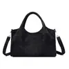 Bolso de mano estilo europeo y americano, bolso cruzado simple, bolso tote, diseño casual con patrón de piedra, versátil, bolso de hombro de gran capacidad para mujer, moderno