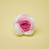 Flor de Ganchillo Flor Artificial Rosa Girasol DIY Accesorios para Ropa Accesorios Múltiples Pétalos