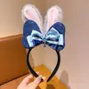 Tiara da Judy Headband Disney Headwear Infantil Parque de Diversões Coelho Chapéu de Policial Grampo de Cabelo Acessórios de Cabelo Periféricos Fofo para Meninas
