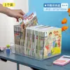 Caja de Almacenamiento de Libros de Escritorio Estudiante Niños Libros Ilustrados Escritorio Transparente Organizador Estante de Almacenamiento Estantería de Gran Capacidad Cesta de Almacenamiento