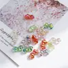 24*14mm Alta Transparencia UV Colorido Melodía Lazo DIY Pulsera Pendientes de Cuentas Decoración Colgante Materiales