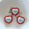 Pajarita Retro Roja y Azul Corazón Dibujos Animados Piezas de Accesorios DIY Pegamento Crema Resina Piezas Pequeñas Hebilla de Zapato de Madera Materiales