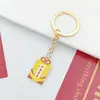Chaveiro Estilo Japonês Flor de Cerejeira Carpa Protetor para Atrair Riqueza, Boa Sorte e Segurança Criativo Chaveiro de Casal Pingente para Bolsa Feminina