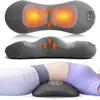 Almohada de masaje transfronteriza, cojín de soporte para la columna cervical y la cintura, masajeador de cintura, hombros y cuello, masajeador con airbag de memoria para uso doméstico, adecuado para uso en todo el cuerpo