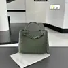 Bolsa Tote Tecida Exclusiva de Couro Bovino Transfronteiriça Grande Capacidade Bolsa para o Dia a Dia Bolsa de Mão Ombro Transversal de Couro Genuíno de Alta Qualidade para Mulheres