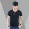 Camiseta de manga corta lisa de verano para tallas grandes, camiseta básica, chaqueta casual para personas con sobrepeso, extra grande, casual, al por mayor
