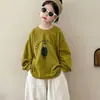 Conjunto Nuevo de Otoño 2026 para Niñas, Sudadera de Capa Base para Niños, Pantalones Sueltos Estilo Coreano, Elegante Conjunto de Dos Piezas para Niños