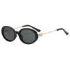 Nuevas Gafas de Sol Retro Ovaladas de Moda para Hombres y Mujeres, Personalizadas y Modernas, Versátiles para Viajes al Aire Libre, Gafas de Sol con Protección Solar