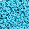 Cuentas Redondas Planas de Acrílico con Cara Sonriente de 10 mm Sueltas Hechas a Mano para Pulsera DIY Collar Joyería con Cuentas Accesorios Venta al por Mayor