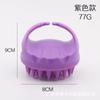 Venta caliente de Amazon, cepillo de champú, cepillo de masaje, limpieza del cuero cabelludo, baño, agarre para el cabello, peine de masaje, cepillo de fábrica, venta al por mayor, imprimible
