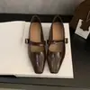 Zapatos de Salón de Tacón Bajo para Mujer Wanwanfeng, Tacón Medio, Nuevos para Primavera-Otoño, Estilo Francés Retro, Cómodos para el Trabajo, Piel Suave, Tacón Grueso, Zapatos Mary Jane