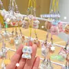 Cordón para Colgante Pequeño con Acabado Afelpado (120 Piezas con Soporte) Llavero DIY Cadena para Teléfono Colgante para Bolso