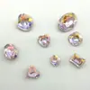 Uñas de celebridad de internet Shi Yue punta inferior diamante ocho grandes ocho pequeños diamantes 33 facetas tridimensionales apiladas joyas de diamante para uñas coloridas full diamond