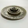 Placa de incenso de cobre metálico para longevidade, bandeja de incenso, incenso em bastão feito à mão, incenso em bastão de sândalo, placa de incenso