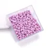 6x 4mm Acrílico Color Sólido Doble Agujero Cuentas Nariz de Cerdo Cuentas Sueltas Hecho a Mano Material para Pulseras DIY Accesorios para Joyería