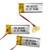 PN501025 3.7V 80mAh Batería de Litio para Audífonos Bluetooth Smart Wear Batería de Litio Recargable