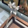Novo Pente de Flor de Lótus Chinês Prata da Corte Passo Balanço Estilo Antigo Acessórios de Cabelo Hanfu Flor de Lótus Adorno de Cabelo de Fada