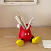 Tubo de Almacenamiento de Pantalones de Mickey Mouse Portalápices Adornos de Escritorio Brochas de Maquillaje Tubo de Almacenamiento Multifuncional Tubo de Arreglo Floral de Mano de Mickey Mouse