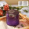 Frasco de Vela Perfumada Redondo con Relieve de Girasol DIY Creativo Portavelas Perfumado para Dormitorio Botella de Vidrio Perfumada Personalización