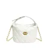 Bolsa Tote Transversal Acolchoada com Corrente Estilo Chanel Versátil de Luxo de Alta Qualidade Lançamento 2026 Nova Tendência