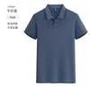Camisa Polo de Algodão Puro Logo Personalizado Secagem Rápida Gola Camisa Publicitária Cultural Atividade em Grupo Roupa de Trabalho Bordado Impressão Foto