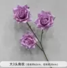 Flores Artificiales Moradas de Boda Elegante Boda Compromiso Banquete Montaje Techo del Salón de Bodas Decoración de Flores Artificiales Escenario Flores Guía de Camino
