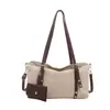 Bolsa Boston Retrô Atacado Bolsa Feminina Outono 2026 Nova Patchwork Color Block Bolsa de Ombro Único Transversal Tendência Bolsa Mãe-Filho