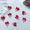 Paquete de material para joyería de uñas rosa Paquete Tres mariposas tridimensionales pez dorado pequeño joyería de uñas de dibujos animados paquete de material de belleza para uñas luminoso