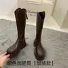 Botas Altas de Suela Gruesa, Botas Largas Forradas de Lana para Otoño e Invierno, Botas de Caballero, Botines Cortos Martin para Mujer, Botas Nuevas de Media Caña 2024