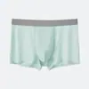 Roupa Íntima Masculina Antibacteriana 7A Tamanho Grande Respirável Secagem Rápida Boxer Briefs Fabricante Atacado Verão Fresco Roupa Íntima de Seda Gelada para Homens