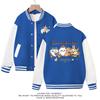 Casaco Primavera e Outono Novo Estilo Uniforme de Baseball Estilo Coreano Roupas Esportivas Largas Infantis para Meninas