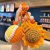 Triunfa en el Gaokao y Zhongkao llavero colgante de ganchillo de peluche decoración para mochila escolar pequeño regalo recuerdo de graduación