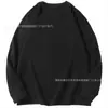 260g Ajustado Casual Algodón Peinado de Xinjiang Ropa de Otoño Color Sólido Cuello Redondo Manga Larga Camiseta Top con Cordón para Hombre Camiseta Básica