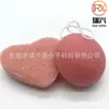 Esponja hexagonal de konjac rosa nuez con forma de gota de agua para lavar la cara Cara de algodón para lavar la cara