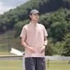 Nova Moda Business de Verão Emagrecedor Cor Sólida Manga Curta Camisa POLO Uniforme de Trabalho para Funcionários da Empresa Top Versátil
