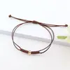Collar de Cuerda de Cera de Moda Accesorios para Mujeres, Pulsera Trenzada Versátil Hecha a Mano Estilo Coreano Colgante, Cuerda de Cera Ajustable para Parejas