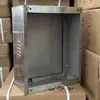 Caixa de Distribuição de Carregamento Oca de Aço Inoxidável 201 Montada na Parede Caixa de Medidor de Eletricidade Traseira Sem Fundo Tampa à Prova de Chuva