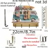 Colgante de Llave de Madera Popular Nuevo Transfronterizo para el Hogar Letrero de Bienvenida para la Puerta Colgante de Decoración de Atmósfera Navideña Estante de Almacenamiento