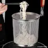 Acero Inoxidable 304 Colador Malatang Red de Filtración Cucharón para Fideos Colador Grande Colador para Cocinar Fideos Cucharón para Fideos Cesta para Verduras Olla Caliente Colador para Fideos