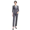 Traje Profesional Elegante de Corte Entallado para Mujer, Set de Dos Piezas, Primavera y Otoño 2026, Ropa de Trabajo para Departamento de Ventas, Recepción de Hotel