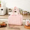 Bolsa de Almuerzo Portátil Diaria, Bolsa de Lonchera para Mantener Fresco, Bolsa Térmica, Bolsa de Almuerzo de Papel de Aluminio, Bolsa de Almuerzo para Estudiantes, Bolsa de Lonchera Térmica