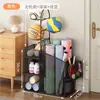 Cesta de Almacenamiento para Esterillas de Yoga, Estante de Almacenamiento para Equipos Deportivos y de Fitness en Casa, Estante de Almacenamiento Doméstico para Rellenar Espacios para Bádminton y Baloncesto