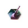 Estrela Descompressora Impressa em 3D Ilusão Ótica Dobrável Brinquedo Educativo Infantil Torre de Cenoura Poligonal Espiral Tridimensional Mesa