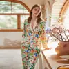 [Conejo Zanahoria Verde] Estilo Pastoral Diseño de Nicho Pijama de Terciopelo de Isla para Mujer Ropa de Casa con Forro Polar Otoño e Invierno
