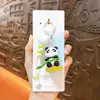 Cadena Creativa Nueva de Bambú Panda con Cuentas para Llavero de Teléfono Colgante Lindo para Bolso Accesorio para Funda de Teléfono Pequeño Regalo