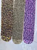 Medias con Estampado de Leopardo Estampado Digital para Mujer, Verano Delgadas Anti-enganches Resistentes Talla Extra Sexy Medias de una Sola Pieza